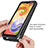 Custodia Silicone Trasparente Laterale 360 Gradi Cover ZJ1 per Samsung Galaxy M04