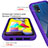 Custodia Silicone Trasparente Laterale 360 Gradi Cover ZJ1 per Samsung Galaxy M21s