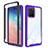 Custodia Silicone Trasparente Laterale 360 Gradi Cover ZJ1 per Samsung Galaxy M80S Lavanda