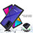 Custodia Silicone Trasparente Laterale 360 Gradi Cover ZJ1 per Samsung Galaxy Note 20 Ultra 5G