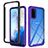 Custodia Silicone Trasparente Laterale 360 Gradi Cover ZJ1 per Samsung Galaxy S20 5G Lavanda