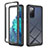 Custodia Silicone Trasparente Laterale 360 Gradi Cover ZJ1 per Samsung Galaxy S20 FE 5G Nero