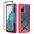 Custodia Silicone Trasparente Laterale 360 Gradi Cover ZJ1 per Samsung Galaxy S20 FE 5G Rosa Caldo