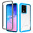 Custodia Silicone Trasparente Laterale 360 Gradi Cover ZJ1 per Samsung Galaxy S20 Ultra 5G Cielo Blu