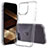 Custodia Silicone Trasparente Laterale 360 Gradi Cover ZJ2 per Apple iPhone 13 Pro Chiaro