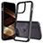 Custodia Silicone Trasparente Laterale 360 Gradi Cover ZJ2 per Apple iPhone 13 Pro Max