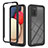 Custodia Silicone Trasparente Laterale 360 Gradi Cover ZJ2 per Samsung Galaxy A03s