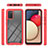Custodia Silicone Trasparente Laterale 360 Gradi Cover ZJ2 per Samsung Galaxy A03s