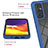 Custodia Silicone Trasparente Laterale 360 Gradi Cover ZJ2 per Samsung Galaxy Quantum4 5G