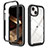 Custodia Silicone Trasparente Laterale 360 Gradi Cover ZJ3 per Apple iPhone 13