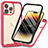 Custodia Silicone Trasparente Laterale 360 Gradi Cover ZJ3 per Apple iPhone 13 Pro