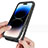 Custodia Silicone Trasparente Laterale 360 Gradi Cover ZJ3 per Apple iPhone 13 Pro