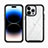 Custodia Silicone Trasparente Laterale 360 Gradi Cover ZJ3 per Apple iPhone 13 Pro