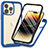 Custodia Silicone Trasparente Laterale 360 Gradi Cover ZJ3 per Apple iPhone 13 Pro Max