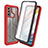 Custodia Silicone Trasparente Laterale 360 Gradi Cover ZJ3 per Motorola Moto G60