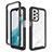 Custodia Silicone Trasparente Laterale 360 Gradi Cover ZJ3 per Samsung Galaxy A23 5G Nero