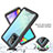Custodia Silicone Trasparente Laterale 360 Gradi Cover ZJ3 per Samsung Galaxy A52 5G
