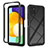 Custodia Silicone Trasparente Laterale 360 Gradi Cover ZJ3 per Samsung Galaxy F42 5G Nero