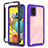 Custodia Silicone Trasparente Laterale 360 Gradi Cover ZJ3 per Samsung Galaxy M40S Lavanda
