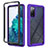 Custodia Silicone Trasparente Laterale 360 Gradi Cover ZJ3 per Samsung Galaxy S20 FE 5G Lavanda