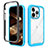 Custodia Silicone Trasparente Laterale 360 Gradi Cover ZJ4 per Apple iPhone 13 Pro
