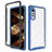 Custodia Silicone Trasparente Laterale 360 Gradi Cover ZJ4 per LG Velvet 4G Blu