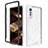 Custodia Silicone Trasparente Laterale 360 Gradi Cover ZJ4 per LG Velvet 5G Bianco