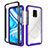 Custodia Silicone Trasparente Laterale 360 Gradi Cover ZJ4 per Xiaomi Poco M2 Pro Viola
