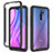 Custodia Silicone Trasparente Laterale 360 Gradi Cover ZJ4 per Xiaomi Redmi 9 Prime India