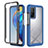 Custodia Silicone Trasparente Laterale 360 Gradi Cover ZJ4 per Xiaomi Redmi K30S 5G Blu