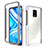 Custodia Silicone Trasparente Laterale 360 Gradi Cover ZJ4 per Xiaomi Redmi Note 9S Bianco