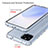 Custodia Silicone Trasparente Laterale 360 Gradi Cover ZJ5 per Google Pixel 4a 5G