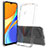 Custodia Silicone Trasparente Laterale 360 Gradi Cover ZJ5 per Xiaomi Redmi 9C NFC