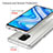 Custodia Silicone Trasparente Laterale 360 Gradi Cover ZJ5 per Xiaomi Redmi Note 9 Pro Max