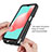 Custodia Silicone Trasparente Laterale 360 Gradi Cover ZJ6 per Samsung Galaxy M32 5G