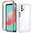 Custodia Silicone Trasparente Laterale 360 Gradi Cover ZJ6 per Samsung Galaxy M32 5G Bianco