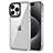 Custodia Silicone Trasparente Laterale Cover AC1 per Apple iPhone 13 Pro Max Chiaro