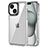 Custodia Silicone Trasparente Laterale Cover AC1 per Apple iPhone 14 Chiaro