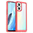 Custodia Silicone Trasparente Laterale Cover J01S per OnePlus Nord N20 5G Rosso