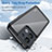 Custodia Silicone Trasparente Laterale Cover J01S per Oppo Reno8 5G