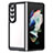 Custodia Silicone Trasparente Laterale Cover J01S per Samsung Galaxy Z Fold3 5G