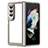 Custodia Silicone Trasparente Laterale Cover J01S per Samsung Galaxy Z Fold4 5G
