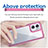 Custodia Silicone Trasparente Laterale Cover J01S per Xiaomi Redmi 11 Prime 5G
