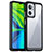 Custodia Silicone Trasparente Laterale Cover J01S per Xiaomi Redmi 11 Prime 5G Nero