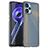 Custodia Silicone Trasparente Laterale Cover J02S per Realme 10T 5G Grigio