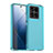 Custodia Silicone Trasparente Laterale Cover J02S per Xiaomi Mi 14 5G Blu