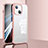 Custodia Silicone Trasparente Laterale Cover LD1 per Apple iPhone 13 Oro Rosa