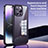 Custodia Silicone Trasparente Laterale Cover LD1 per Apple iPhone 13 Pro Max