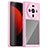 Custodia Silicone Trasparente Laterale Cover M01 per Xiaomi Mi 12 Ultra 5G Rosa