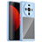 Custodia Silicone Trasparente Laterale Cover M01 per Xiaomi Mi 12S Ultra 5G Cielo Blu